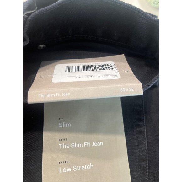 Everlane The Slim Fit Jeans in Black 30x32 New Mens Denim Pants - Picture 8 of 13